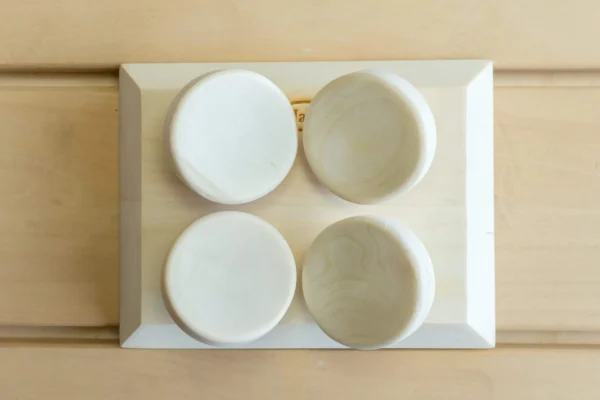 Halu sauna rechthoek hoofdsteun Aspen