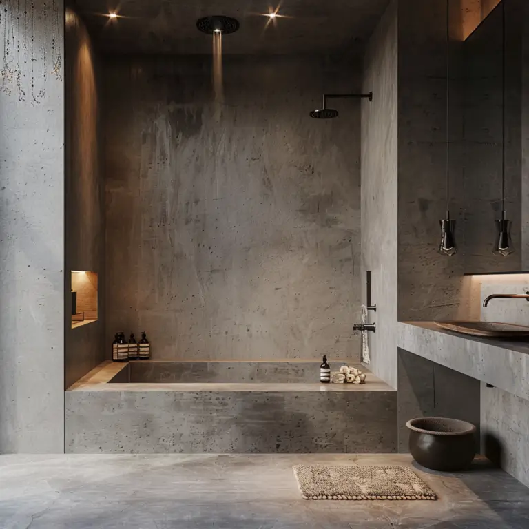 betonlook badkamer nadelen