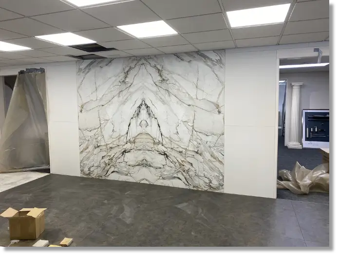 Nieuwe showroom sfeer