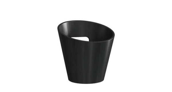 Kanto zwart houten sauna emmer 4L