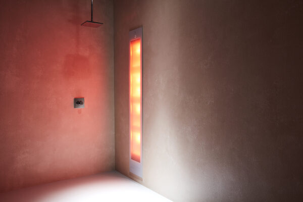 Sunshower Deluxe White - H 187 x B 32 x D 16,5 cm - Inbouw