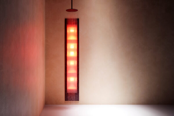 Sunshower Deluxe Black - H 187 x B 32 x D 16,5 cm - Inbouw