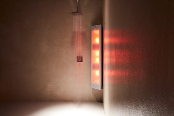 Sunshower Combi White - H 145 x B 30 x D 23 cm - Opbouw