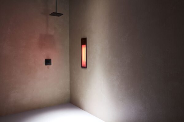 Sunshower Pure Black - H 62 x B 20 x D 10 cm - Inbouw