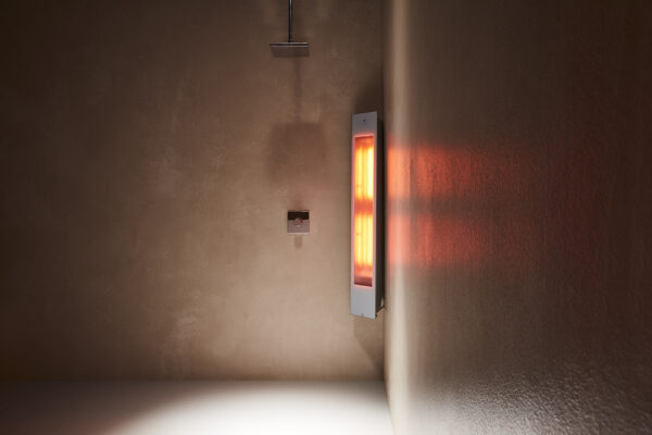 Sunshower Solo White - H 124 x B 20 x D 18 cm - Opbouw