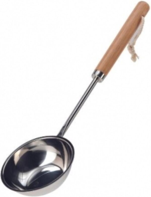 Edelstalen sauna lepel