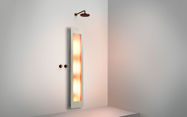 Sunshower Large One Sand White - H 185 x B 33 x D 12 cm - Opbouw vlak