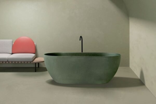 Detremmerie Clement vrijstaand bad beton dark green