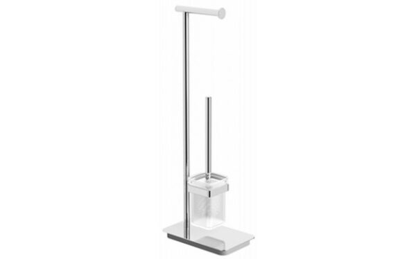 Uni Line staande toilet borstel en rolhouder