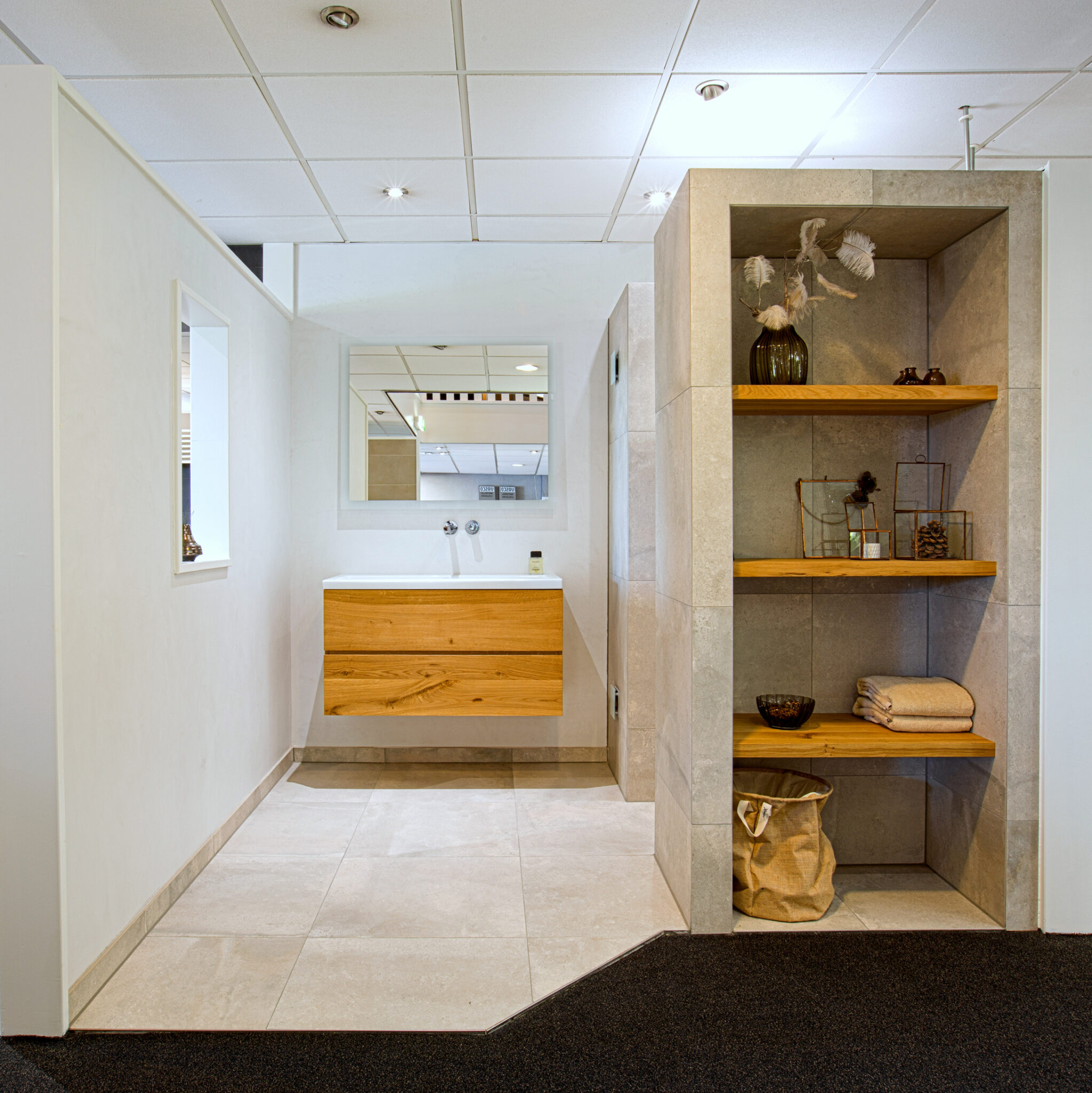 scandinavische badkamer accessoires