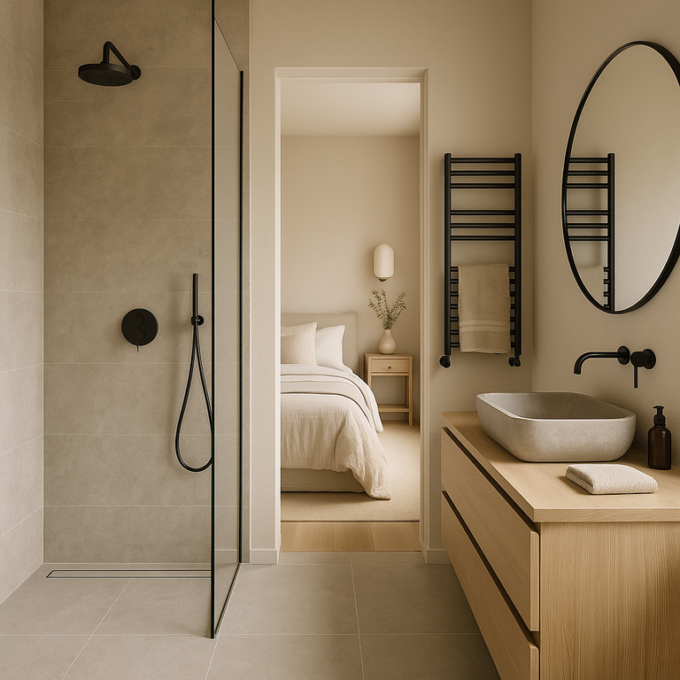 kleine badkamer ensuite