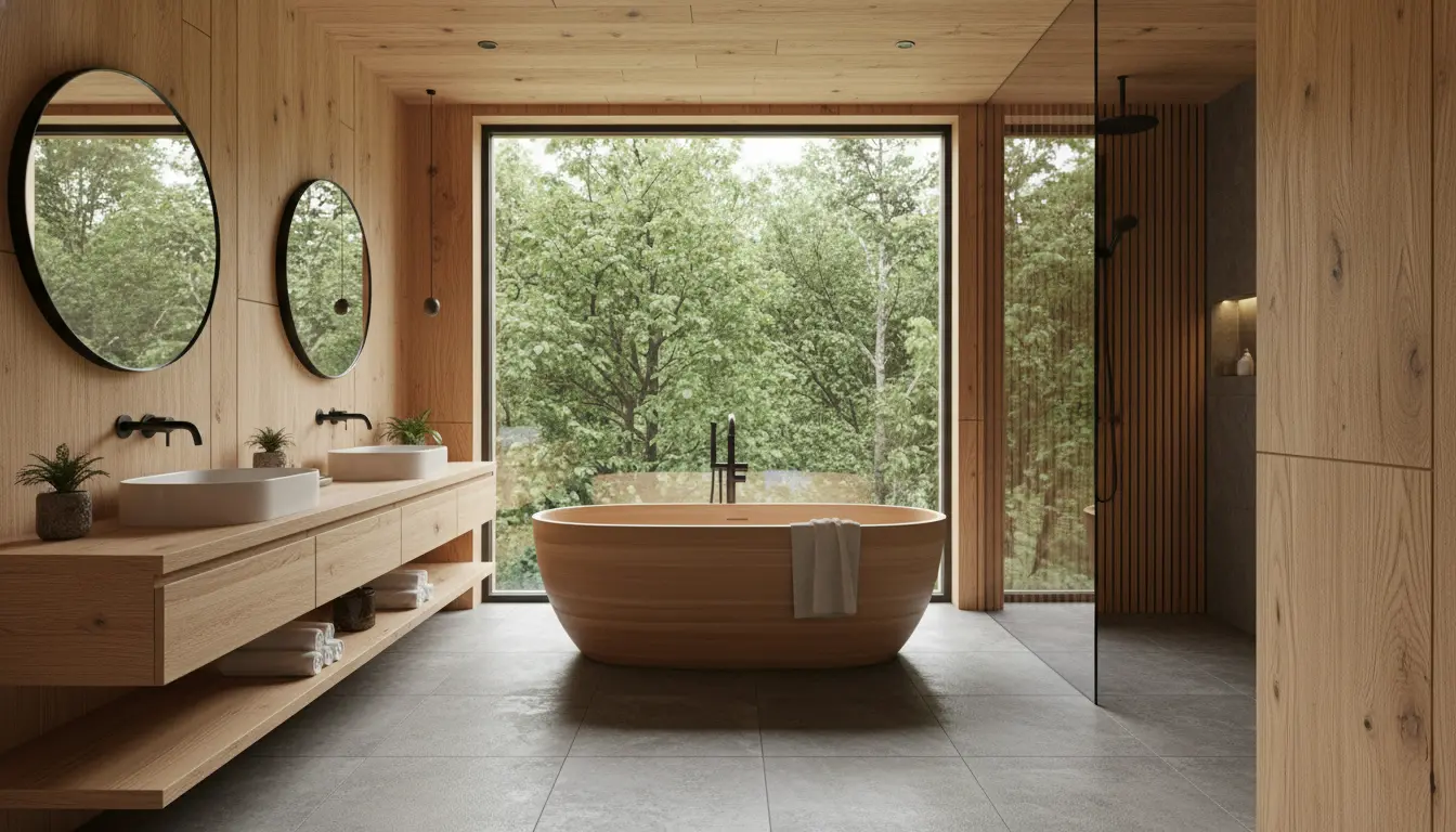 badkamers met hout