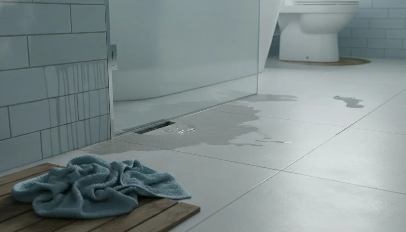 lekkage badkamer vloer