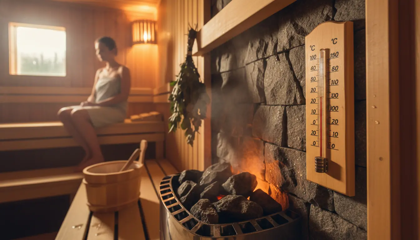 sauna temperatuur